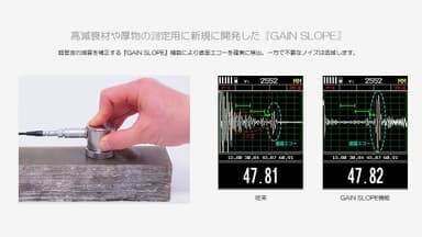 新機能の『GAIN SLOPE』