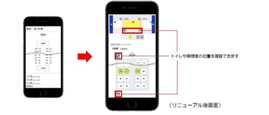 シートマップ画面