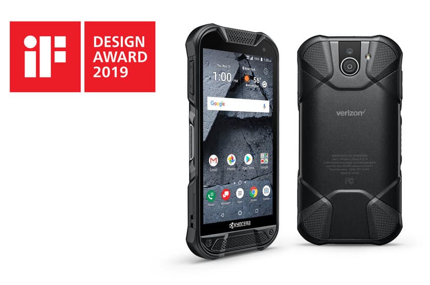 北米向け高耐久スマートフォン「DuraForce PRO2」
「iF DESIGN AWARD 2019」受賞のお知らせ 