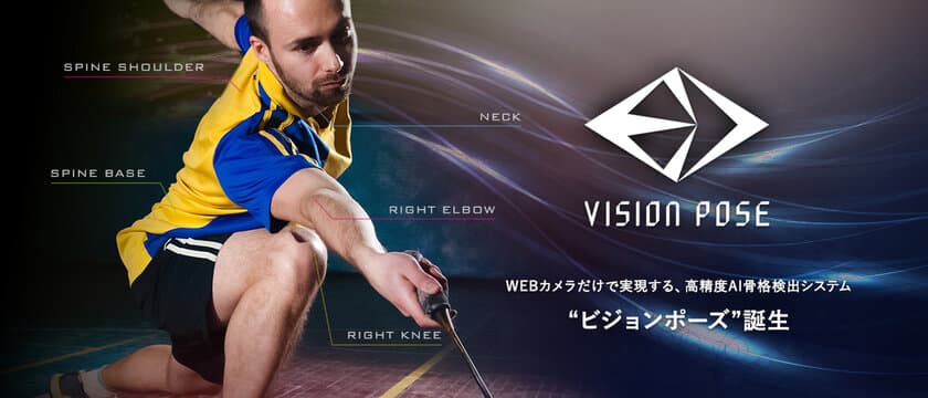 解析速度が最大約2倍、最高で約60FPSにUP！
AI骨格検出システム「VisionPose(R)」バージョン1.3を公開