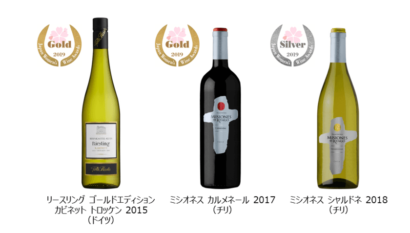 「“SAKURA” Japan Women's Wine Awards 2019」にて
白鶴酒造のワイン3商品がゴールドなど受賞