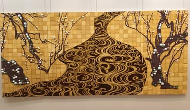 尾形光琳オマージュ作品「Chocolate river」