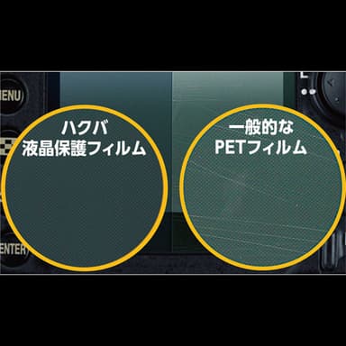 「耐衝撃」の特長：キズに強いハードコート処理