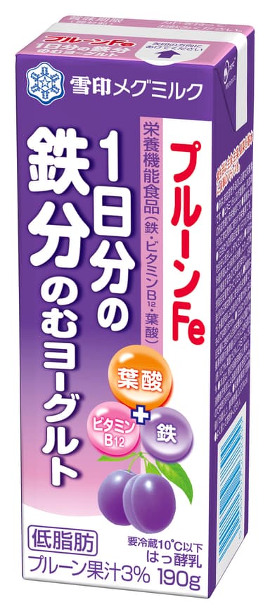 『プルーンFe 1日分の鉄分 のむヨーグルト』