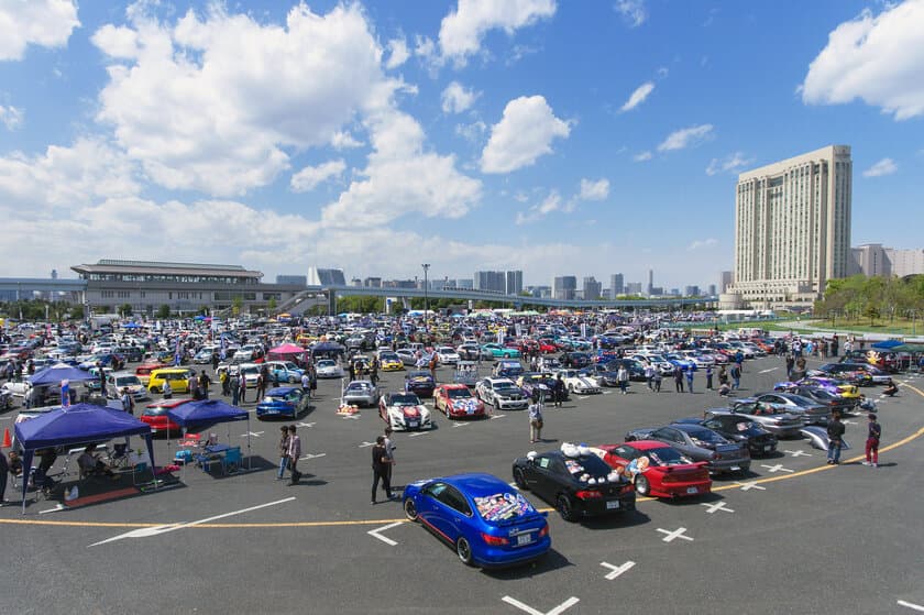 痛車1,000台とコスプレイヤーで楽しむ春のお祭り　
魅力たっぷり、声優トークショーやアイドルステージも！
「お台場痛車天国2019」が3/31(日)開催