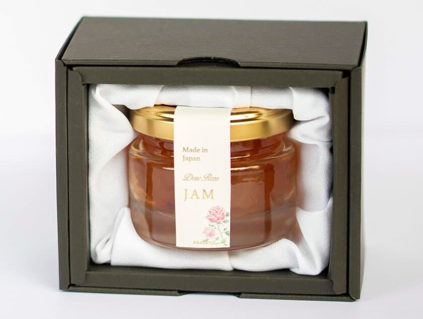 薔薇本来の香りと食感を楽しむ“Dew Rose JAM”を3月25日新発売
　パーティーやちょっとした贅沢に、薔薇で華やぐ上質な時間