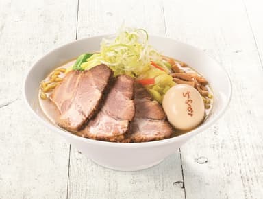 にとりのけやき「チャーシュー玉子ラーメン」