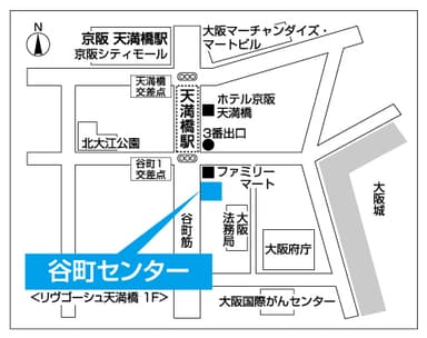 谷町センター案内図