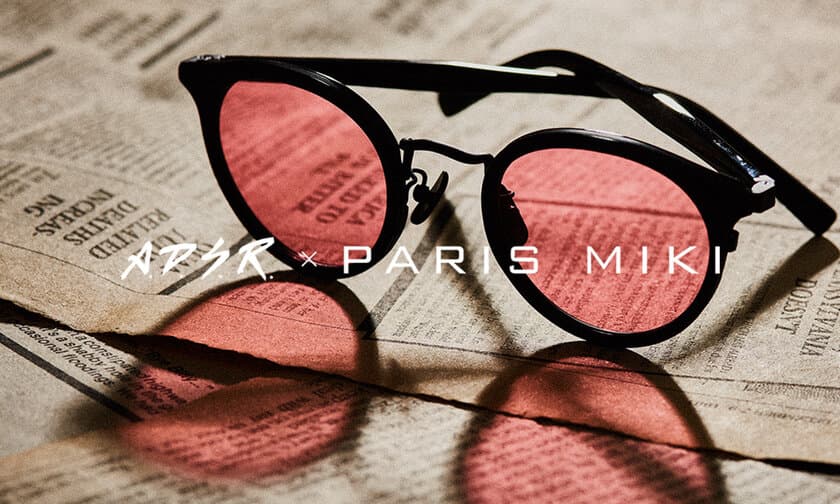 A.D.S.R.×PARIS MIKI　限定サングラス
2019年3月29日より限定店舗にて販売開始
