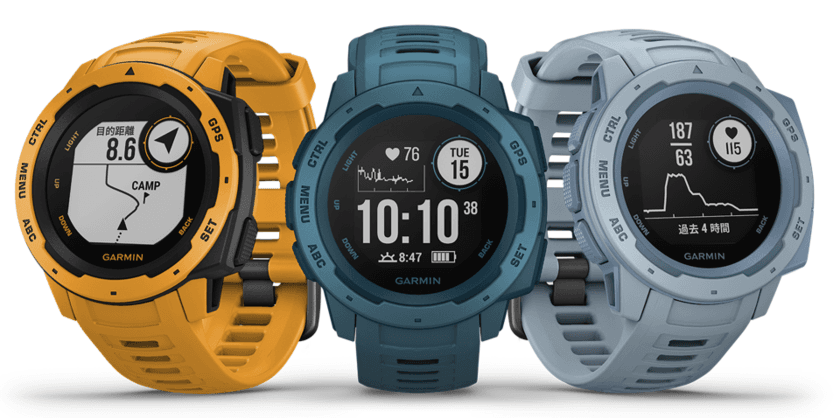 GARMIN　タフネスGPSアウトドアウォッチ
“INSTINCT(インスティンクト)”に新色を追加発売