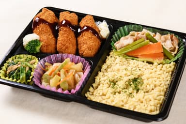 糖質制限 カキフライ弁当