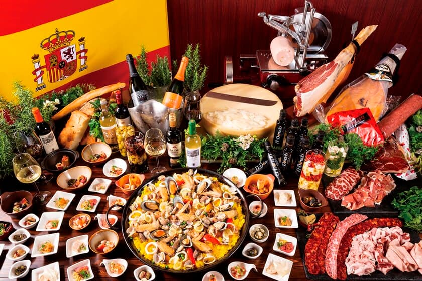 ヒルトン東京ベイ　地中海料理「アチェンド」　
本格スペインフェア「Viva Espana!(ビバ・エスパーニャ！)」開催
　大人から子どもまで楽しめる、選べる14種類のタパスが登場