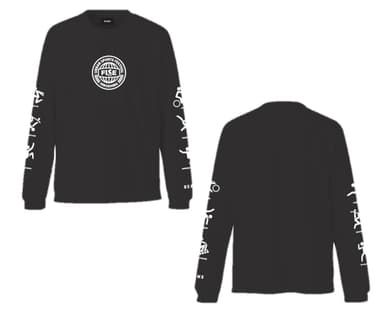 LONG SLEEVE TEE BLACK 5&#44;000円（税抜）