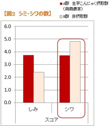 【図2 シミ・シワの数】