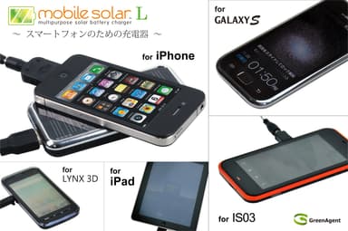 Galaxy S、IS03、iPhone4など、最新スマートフォンに対応！