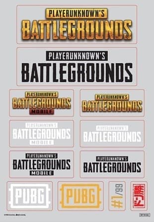 リアルPUBG景品A5版ステッカー