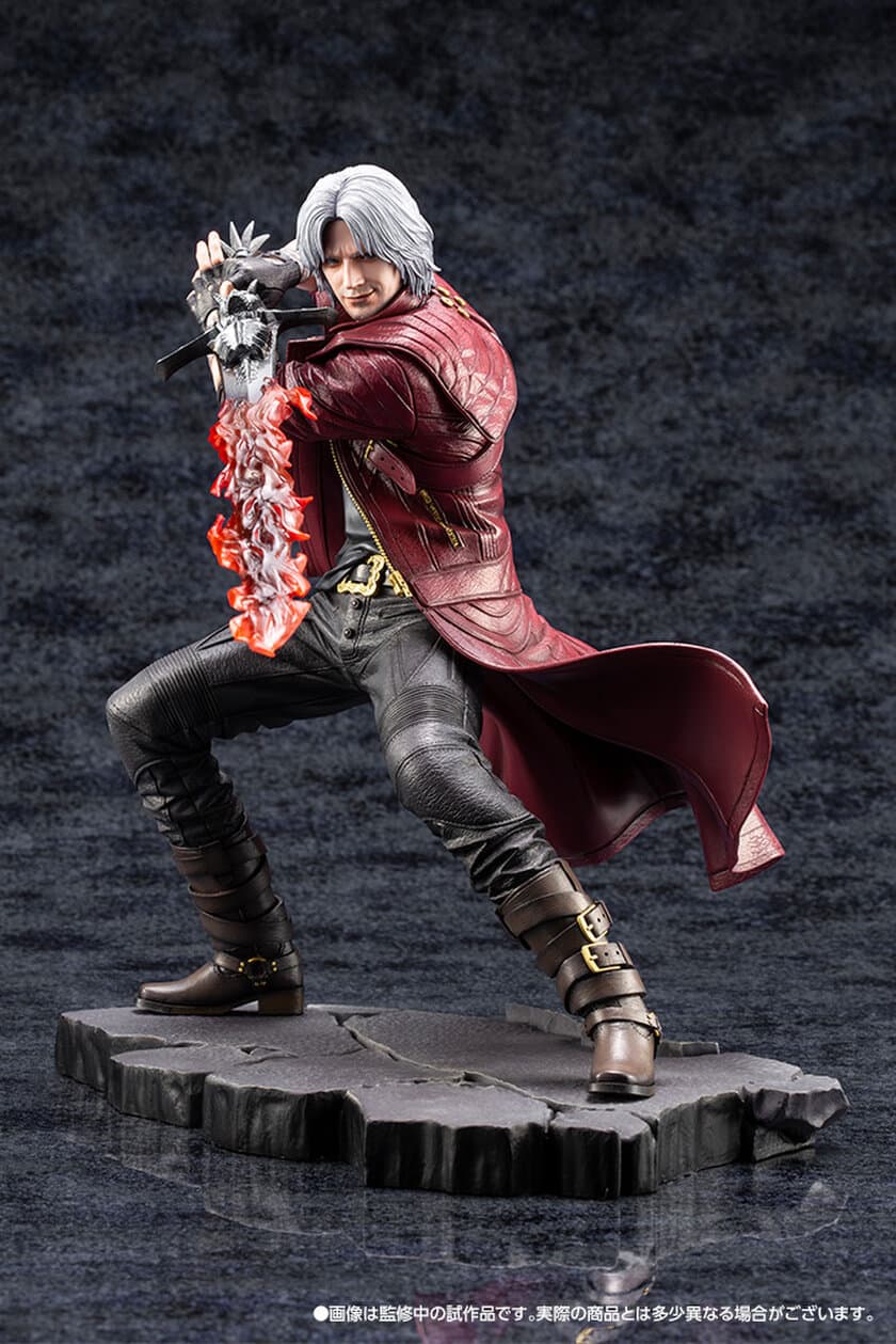 『デビル メイ クライ 5』より
最強の悪魔狩人「ダンテ」が1/8フィギュアになって登場！