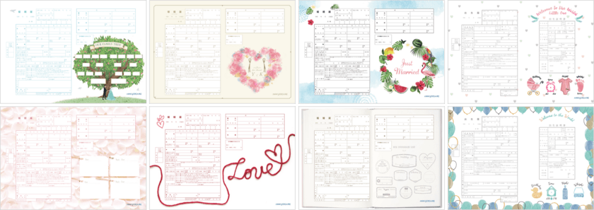 アニヴェルセル オリジナルデザインの婚姻届＆出生届 
新元号「令和」対応のデザインで無料ダウンロード可能に！ 