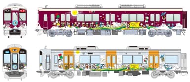 ウマカケバクミコ氏の描いた列車