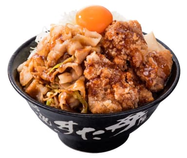 【期間限定メニュー】豪快唐揚げ合盛りすた丼 790円(税込)