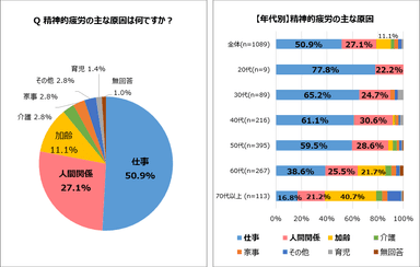 精神的疲労の主な原因