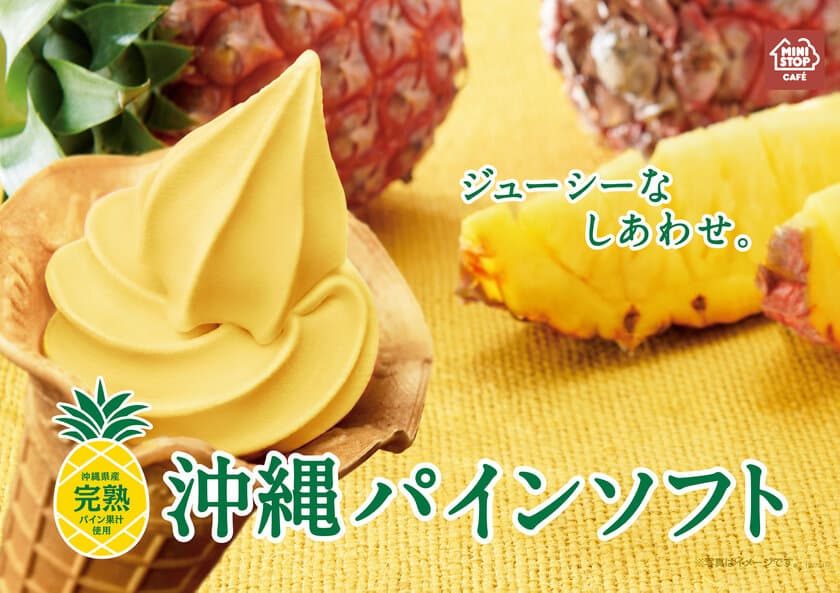 １５年ぶりの復活フレーバー！　今回は希少な国産果汁使用
「沖縄パインソフト」「沖縄パイン＆マンゴー」
５/３１（金）より順次発売