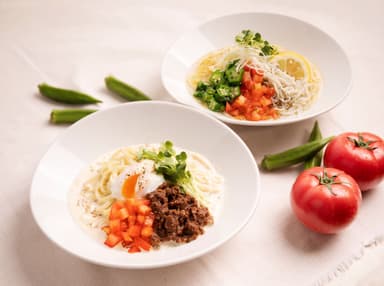 夏野菜たっぷりの涼麺