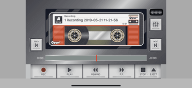 カセットレコーダー型UI
