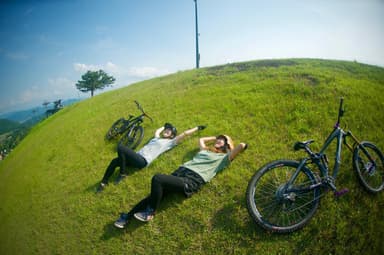 高原で過ごす健康的な休日