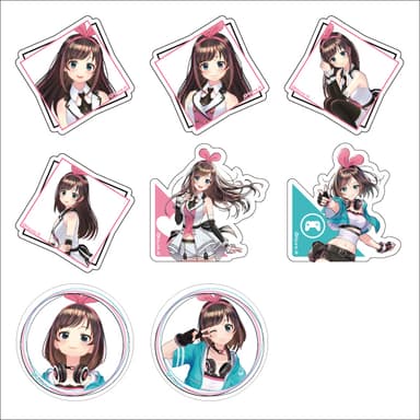 Kizuna AI トレーディングアクリルバッジ(全8種)