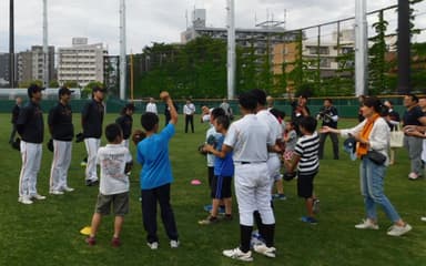 元巨人・山口鉄也さんとの交流イベント