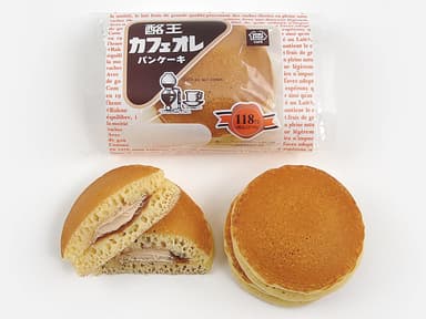 酪王カフェオレ　パンケーキ