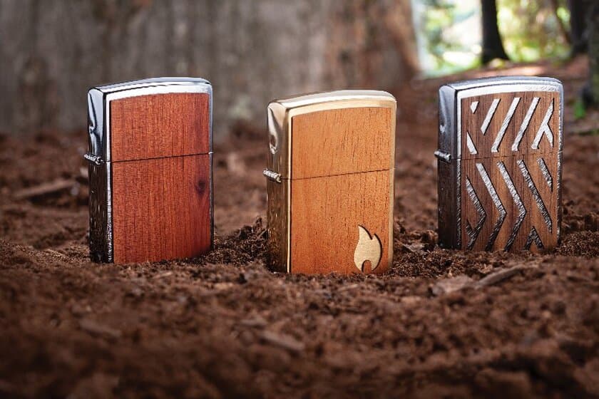 ZippoがWOODCHUCK USAとコラボレーションし、
世界の森林再生に貢献するライターコレクションを発売
