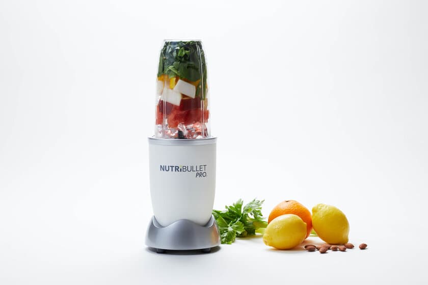 まさに最高のパーソナルトレーナー！
氷も砕けるアメリカ生まれのスリムなパワーブレンダー
『NutriBullet Pro(ニュートリブレット プロ)』日本・新発売！