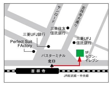 吉祥寺ラーニングスタジオ 地図