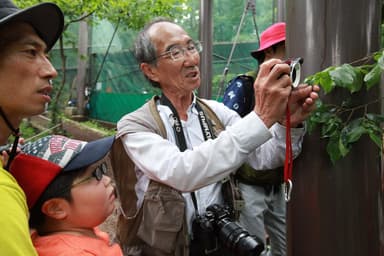 実際の撮影！真剣な眼差し