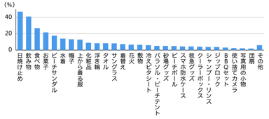 海に行く前に新しく購入するもの