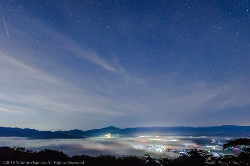 2019年8月12日に秩父の美の山公園で開催される
『ペルセウス座流星群観賞・秩父美の山オールナイト絶景ツアー』に協力