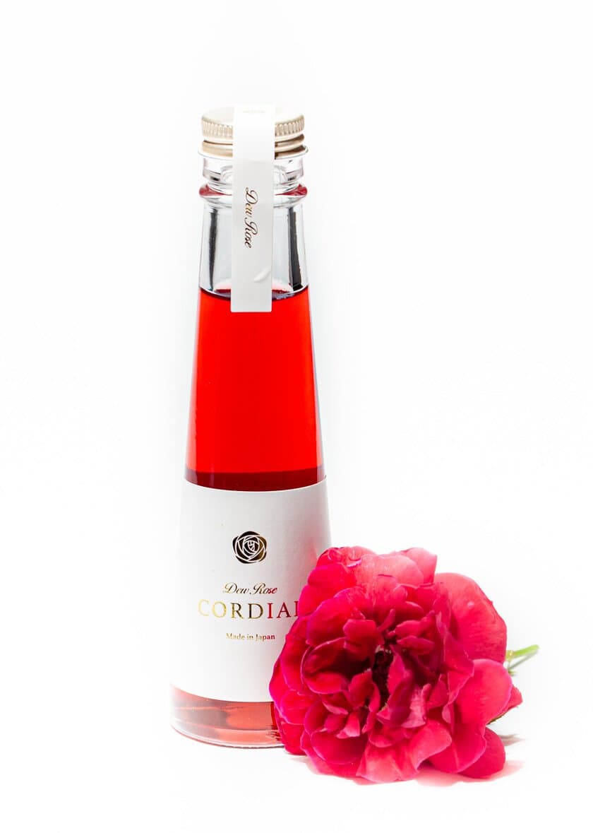 贅沢なかき氷に！薔薇の香りを凝縮したシロップ
『Dew Rose CORDIAL』を発売