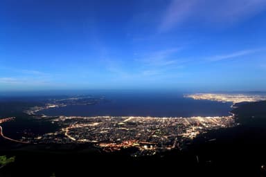 別府湾方面展望所から見た別府の夜景