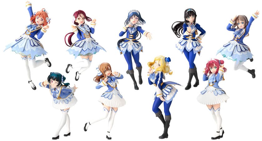 一番くじ「ラブライブ！サンシャイン!!」にAqours 9人の
劇場版衣装リアルフィギュアが初登場！