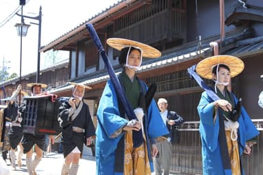 時代行列の様子(足軽隊)