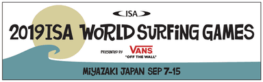 2019 ISA World Surfing Games Presented by VANS　ロゴ(2)