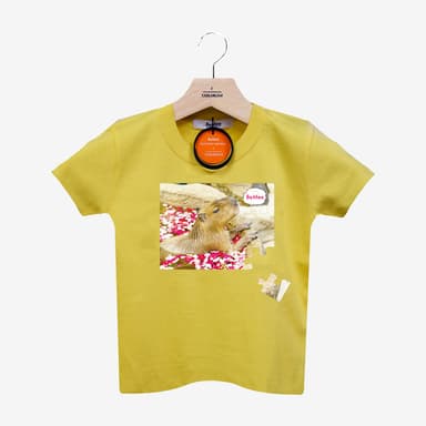 カピバラ(A)Tシャツ(バナナイエロー)