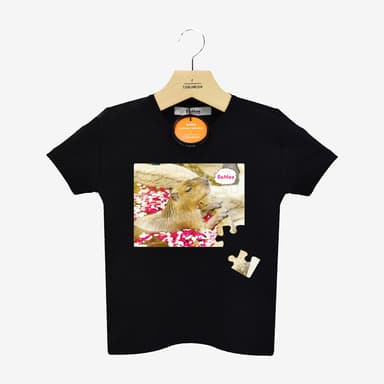 カピバラ(A)Tシャツ(ブラック)