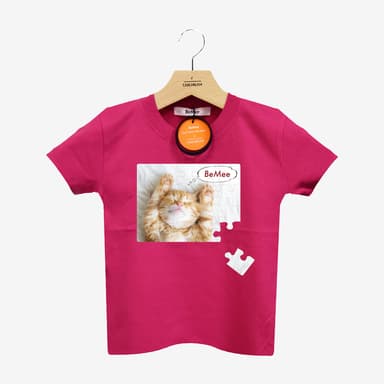 ねこ(A)Tシャツ(トロピカルピンク)