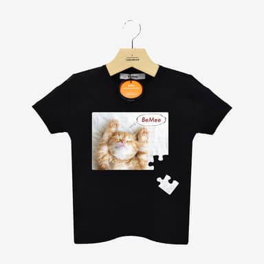 ねこ(A)Tシャツ(ブラック)