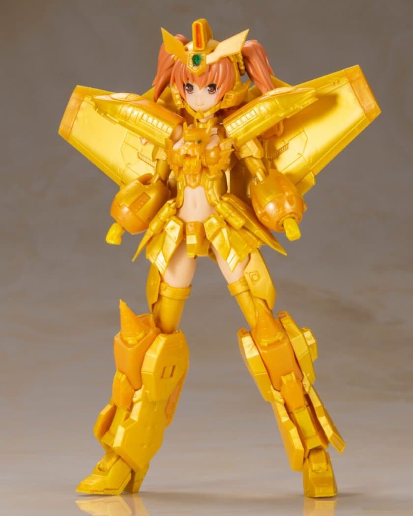 【コトブキヤショップ限定商品】
「クロスフレーム・ガール ガオガイガー」が “黄金の勇者王バージョン”として発売！