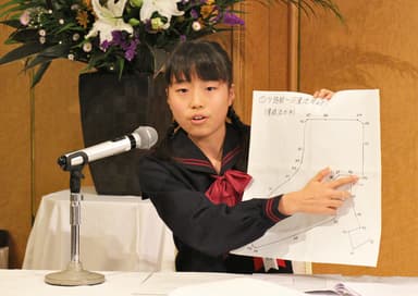 2018年度「日本数学検定協会賞」受賞者の田中莉穂さん