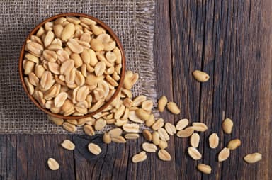 Peanuts in bowl